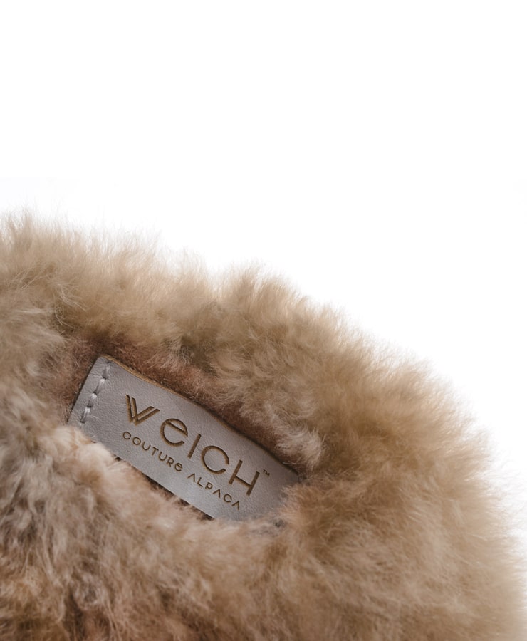weich couture alpaca waermflasche dark champagne Regular Detail